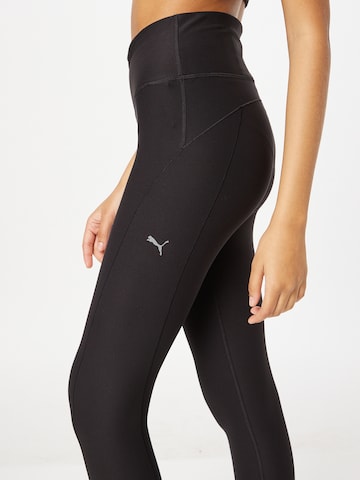 PUMA Skinny Sporthose in Schwarz