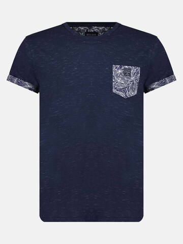 T-Shirt 'Shamar' Deeluxe en bleu : devant