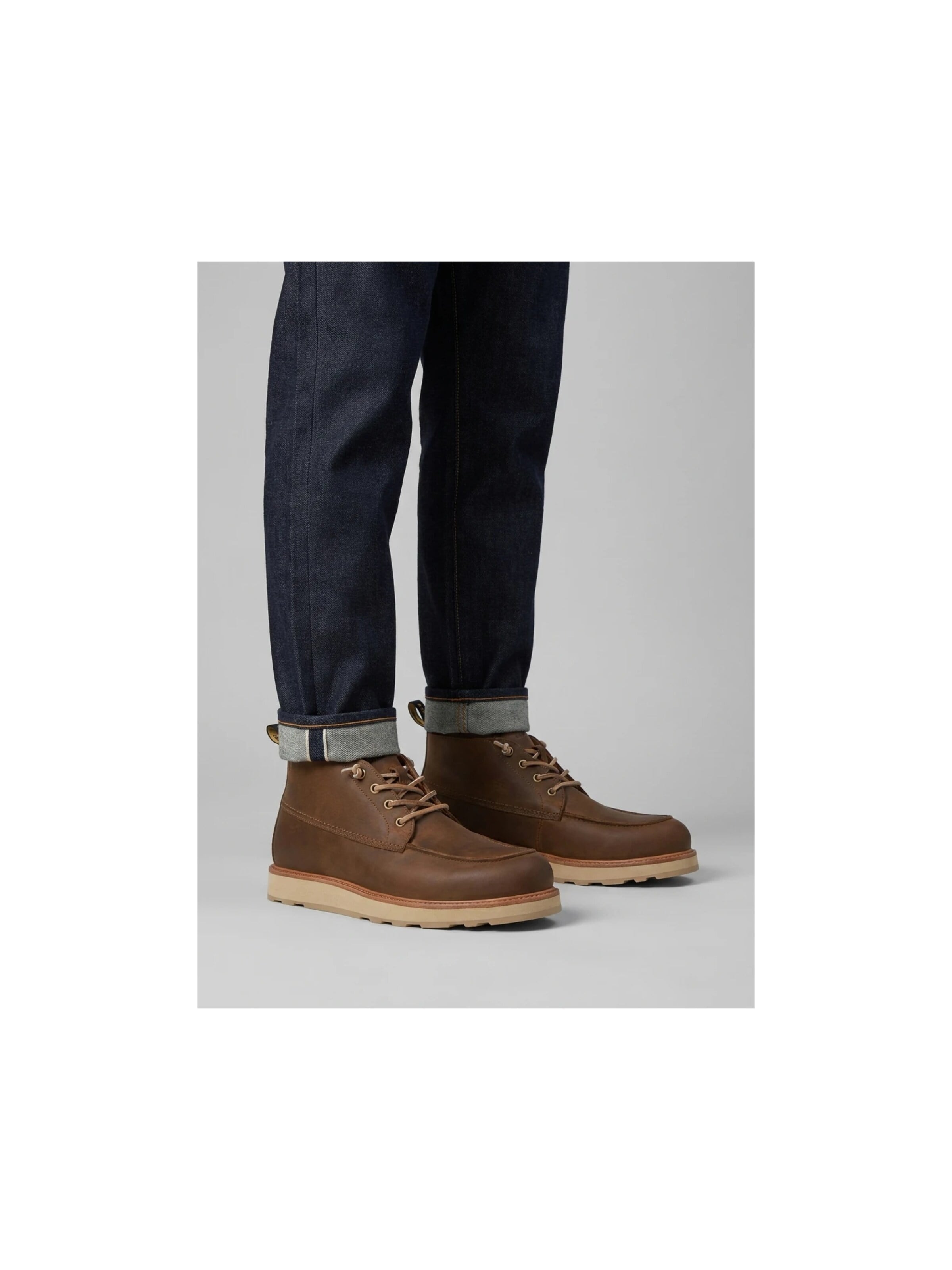 BLACKSTONE - Botas con cordones 'PERIDO ASHER MID' en marrón