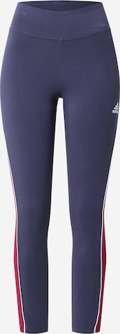 ADIDAS SPORTSWEAR Skinny Sportbroek in Blauw: voorkant