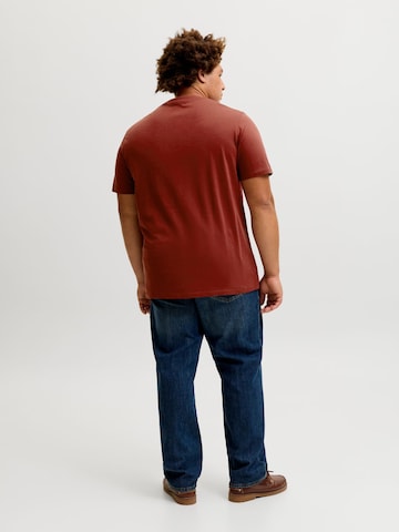Jack & Jones Plus Shirt 'JJEARCHIVE' in Rood