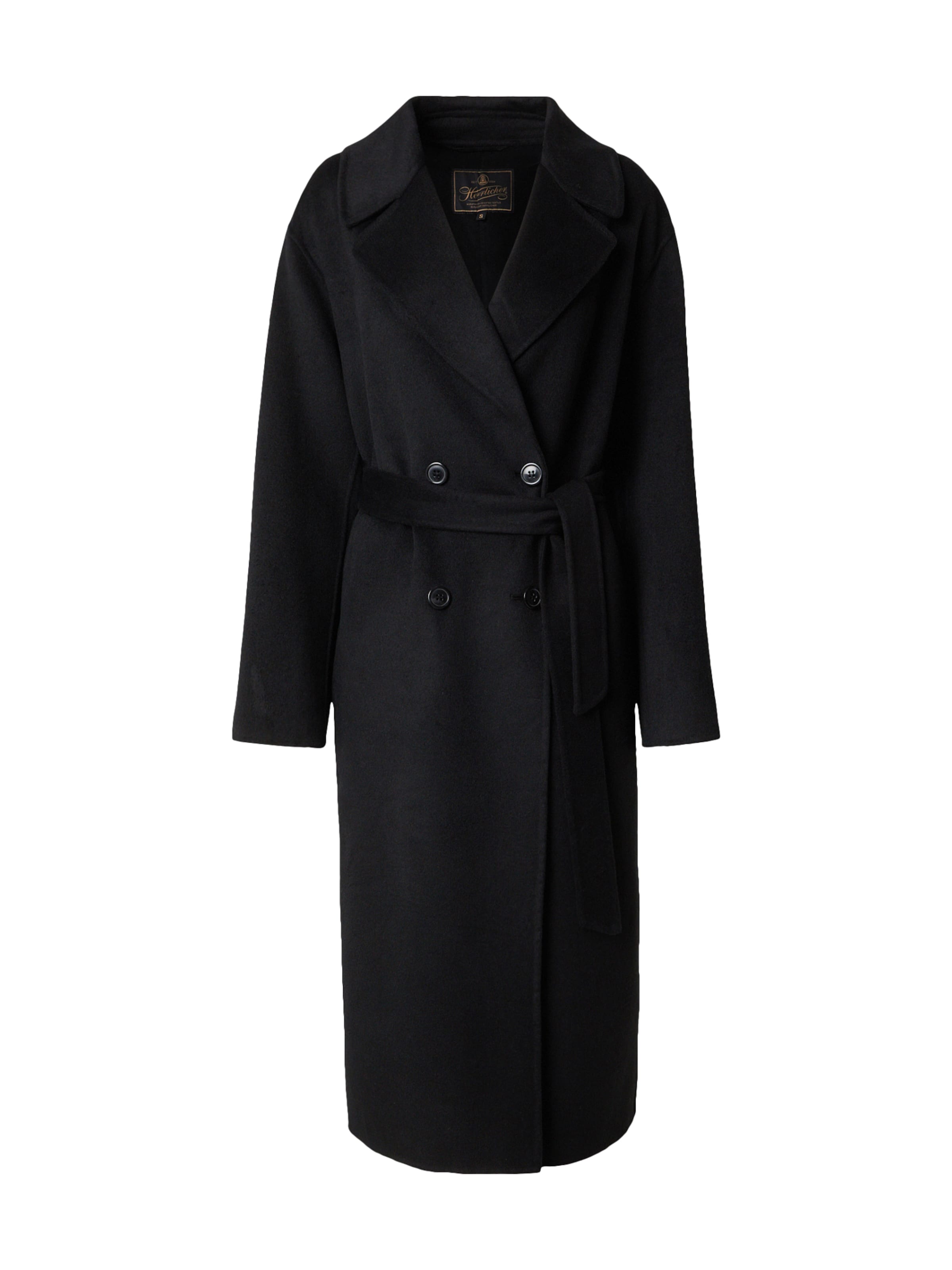 Herrlicher Overgangsfrakke 'Jiline' i sort: forside