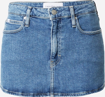 Calvin Klein Jeans - Saia em azul: frente