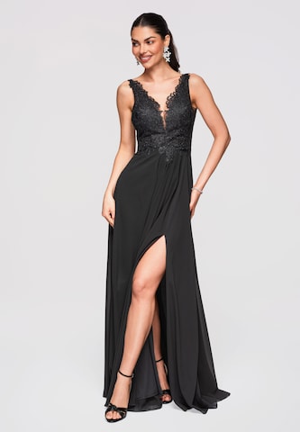 Robe de soirée Ombre en noir