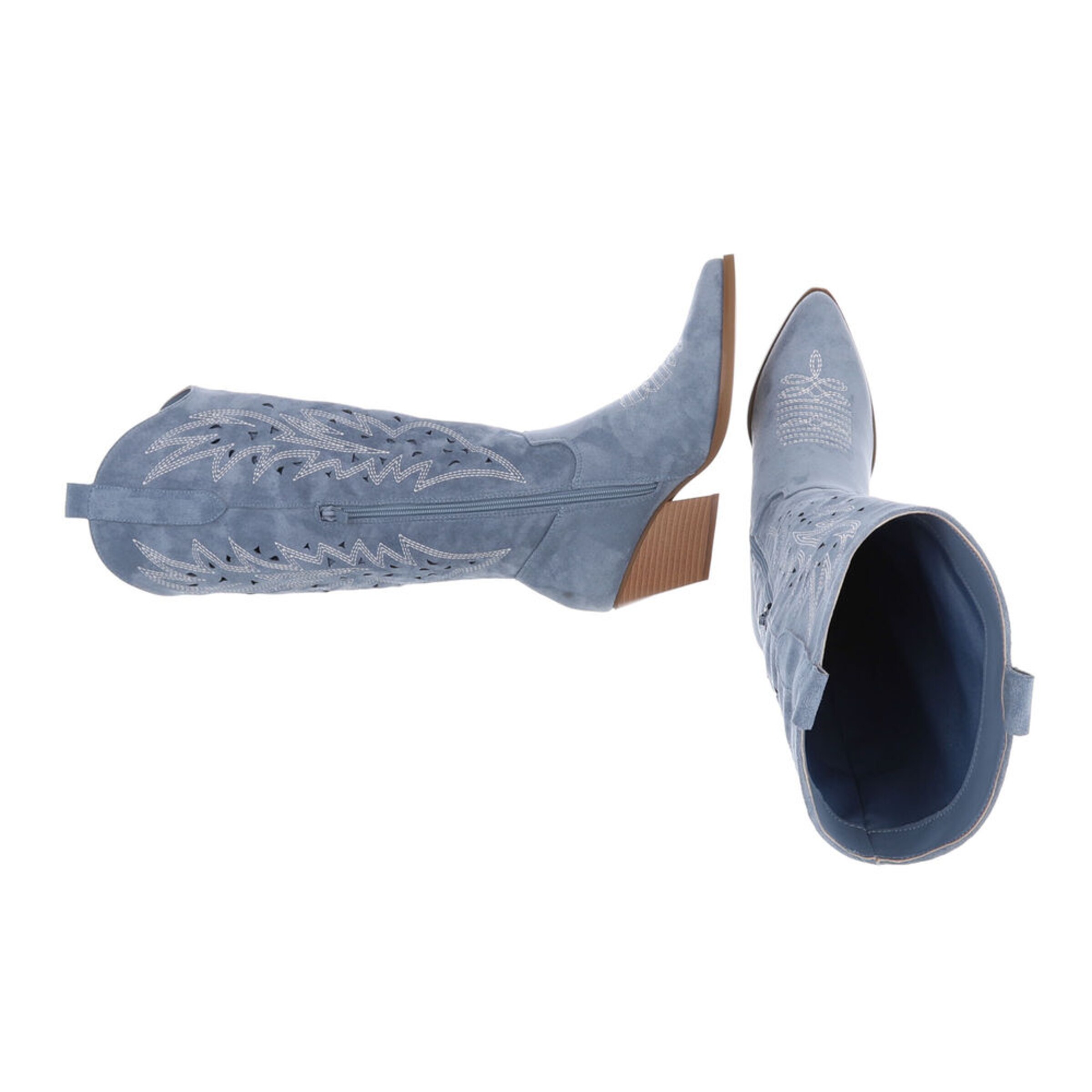 Ital-Design Cowboystiefel in Blau