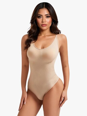 Shapetape Shapingbody 'Body met Lage Rug Met String' in Beige