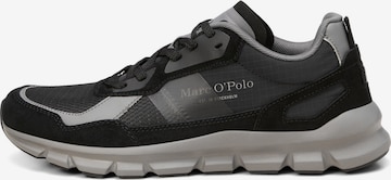 Marc O'Polo Sneakers laag in Zwart: voorkant