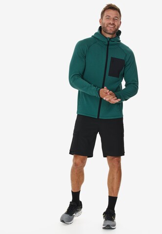 ENDURANCE Athletic Fleece Jacket 'Deerto' in Green