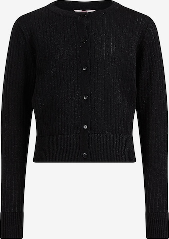 WE Fashion Knit cardigan in Black: front