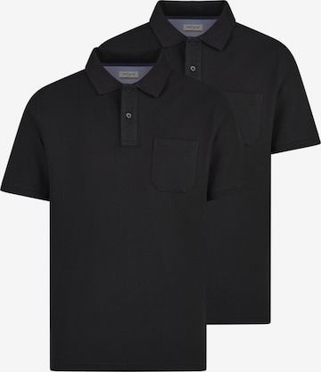 redmond Shirt 'Basic' in Schwarz: Vorderseite