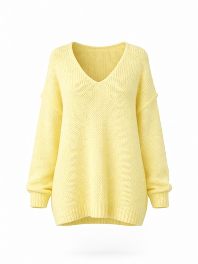 Worldclassca Oversized Sweater in Pastel yellow, Item view