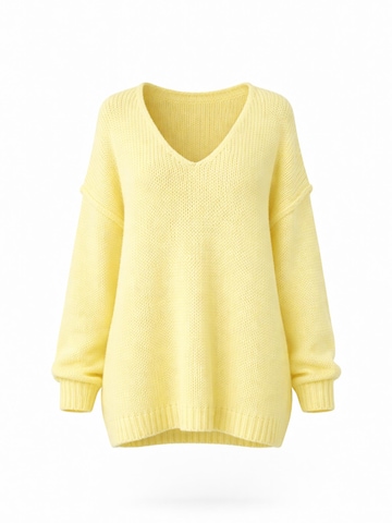 Worldclassca Oversized Sweater in Yellow: front