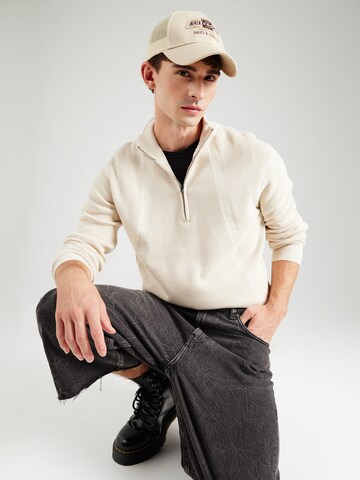 Pull-over G-STAR en beige : devant