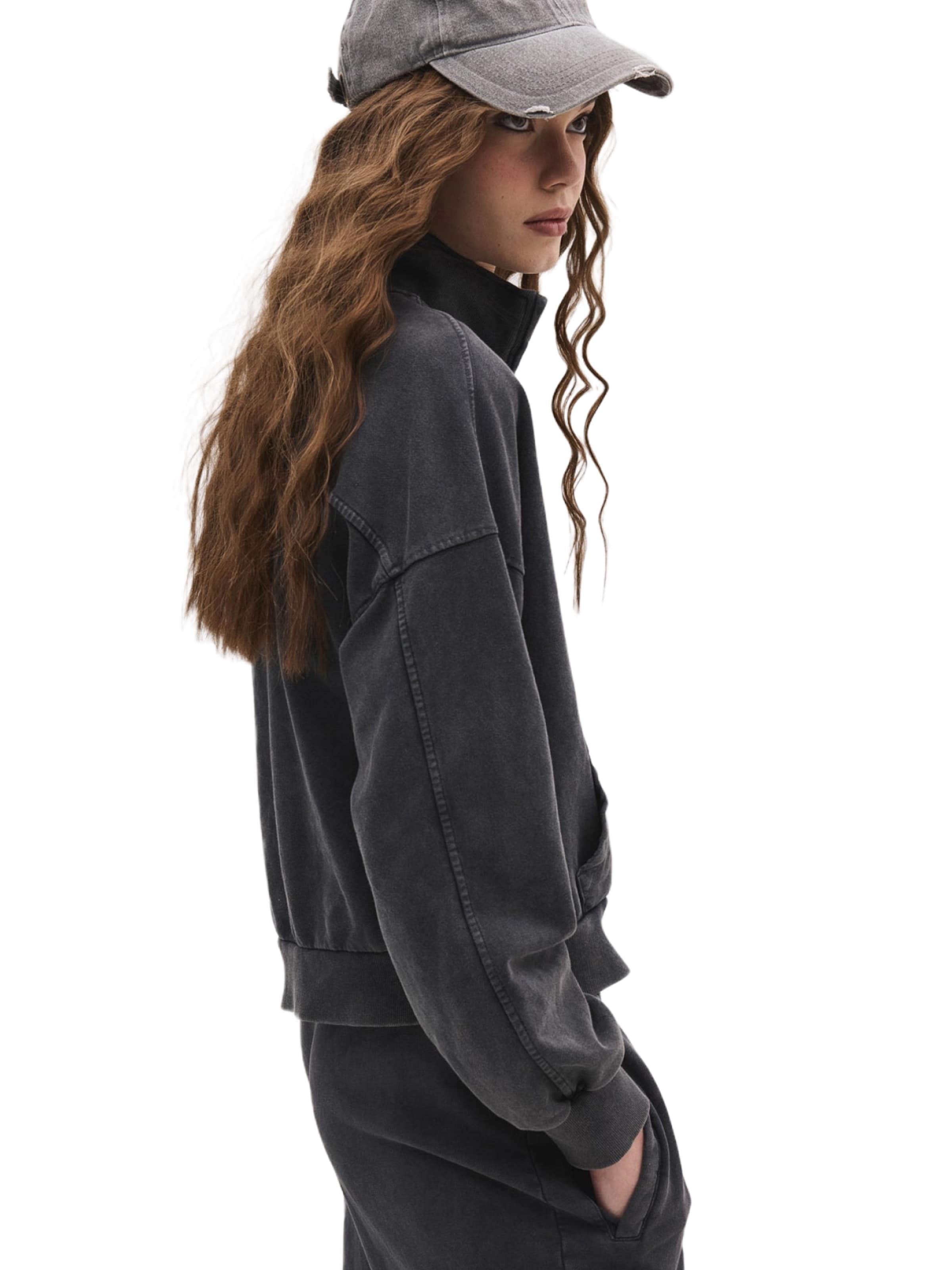 Sweat-shirt No Matter What en gris