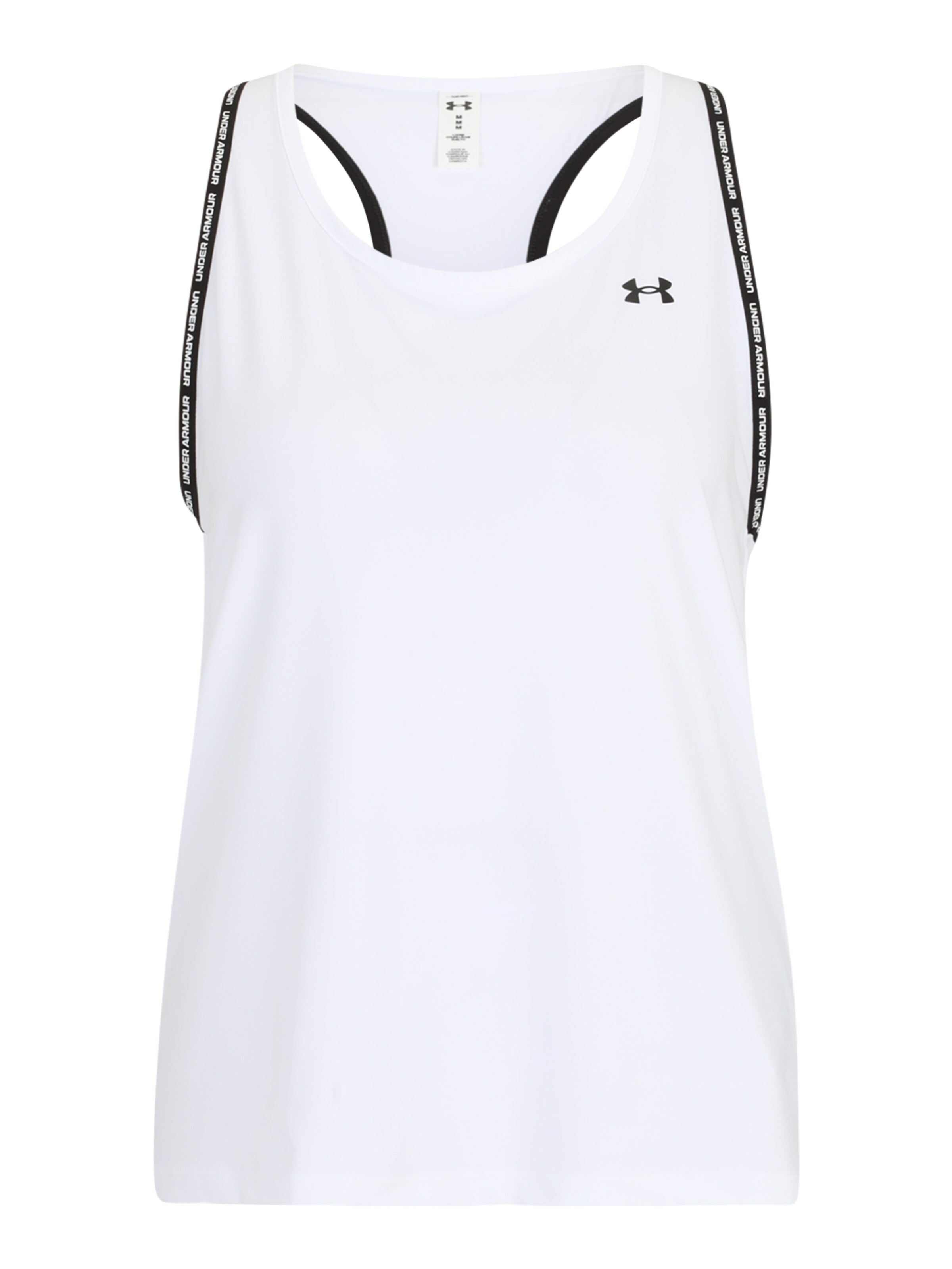 UNDER ARMOUR Urheilutoppi 'Knockout' värissä valkoinen: etupuoli