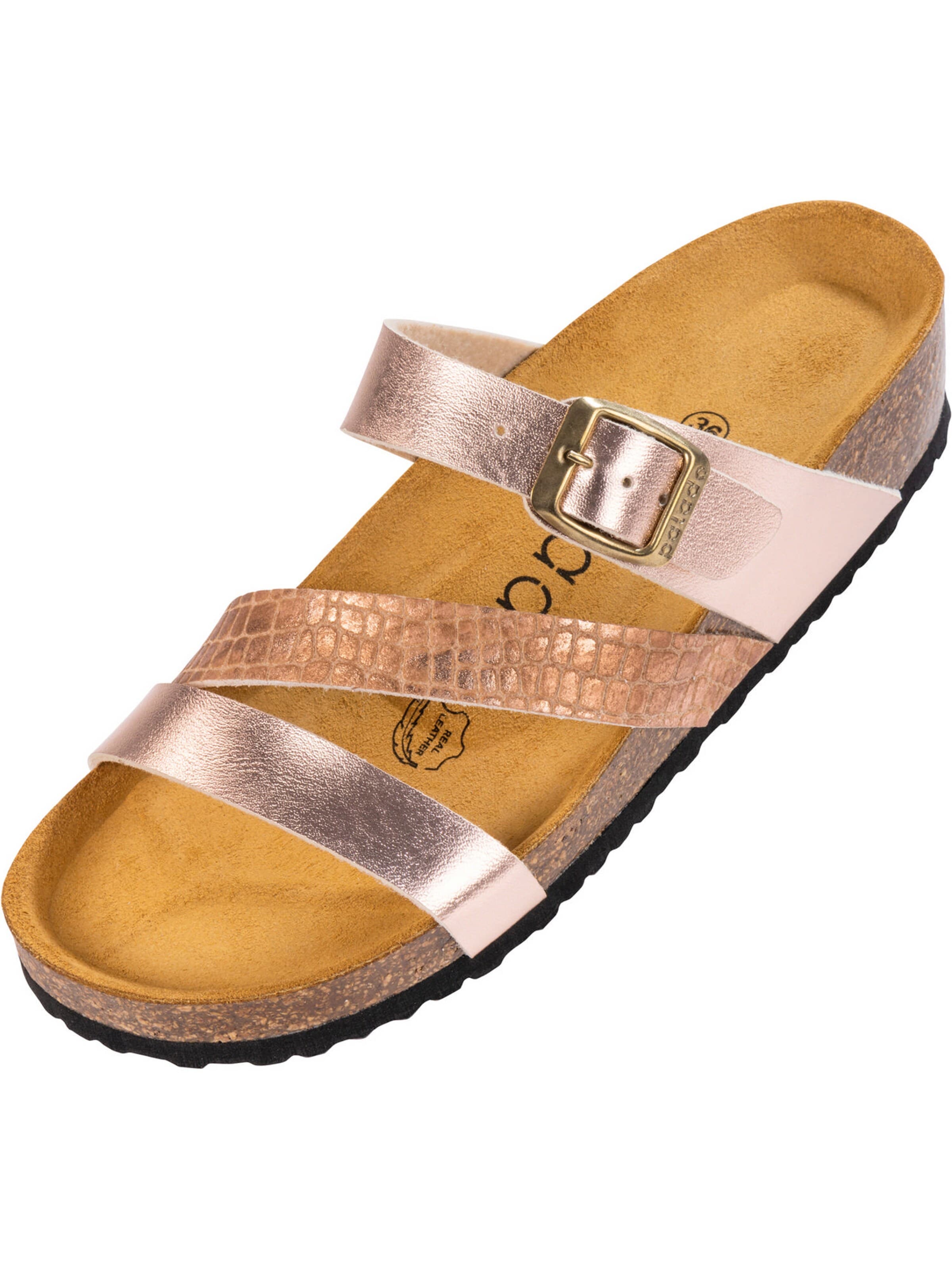 Palado Pantolette 'Palado Chios'‌‌‌‌‌‌‌‌‌‌ in Gold: Vorderseite