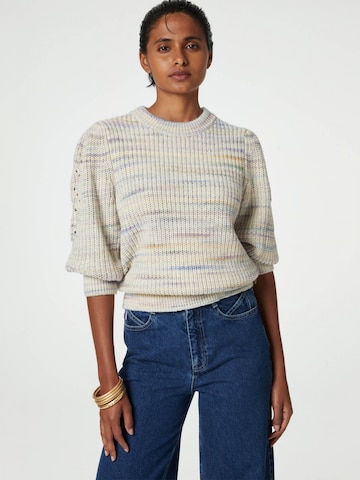 Fabienne Chapot Sweater 'Confetti' in Beige: front
