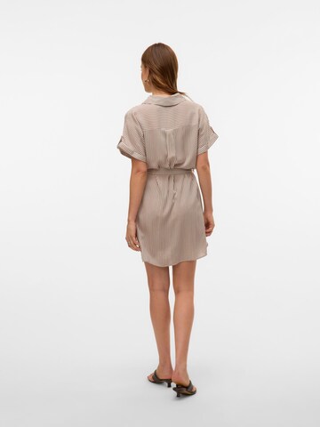 VERO MODA Blousejurk 'VMBumpy' in Bruin