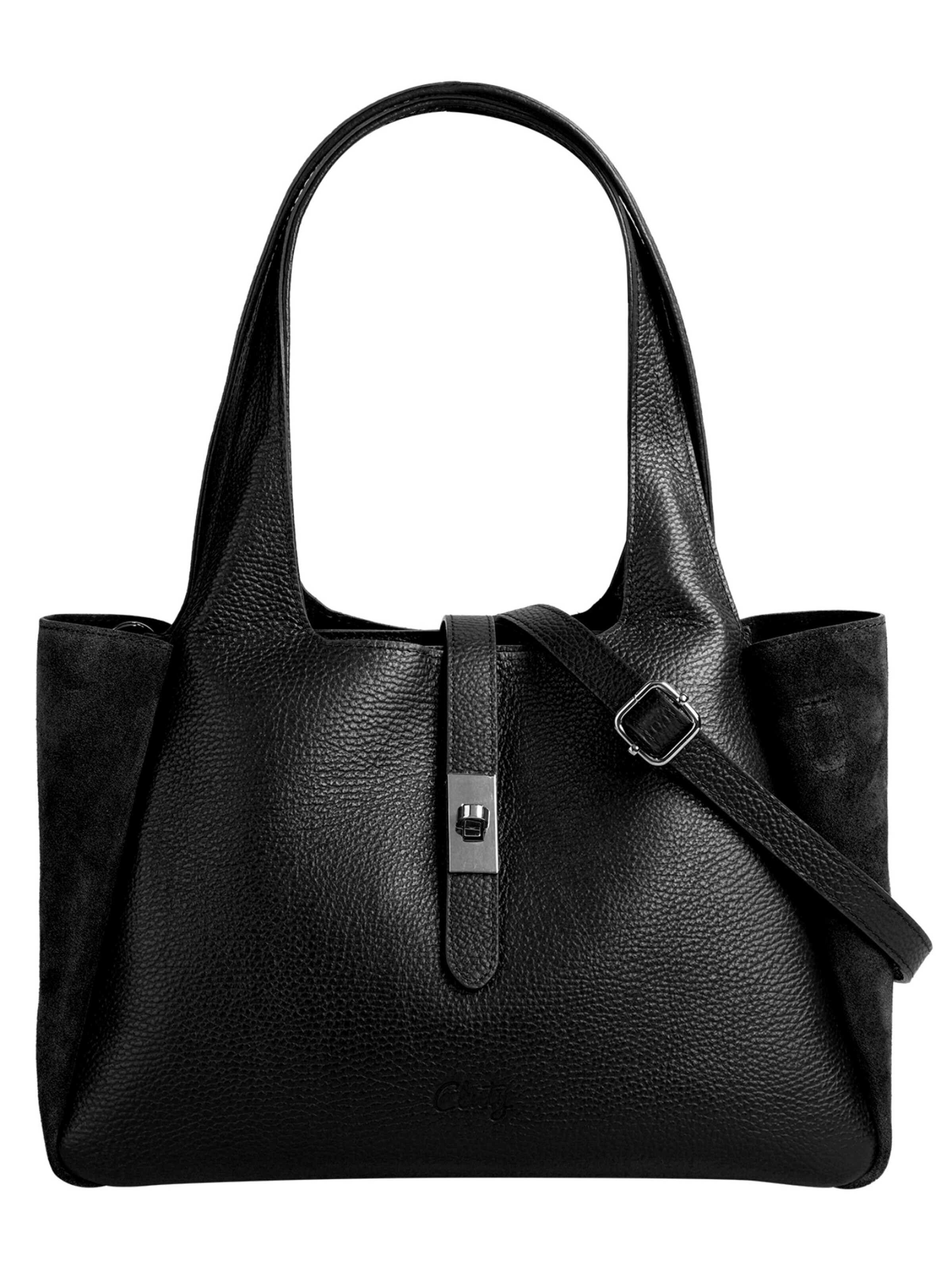 Cluty Cabas en One Size en noir, Vue avec produit