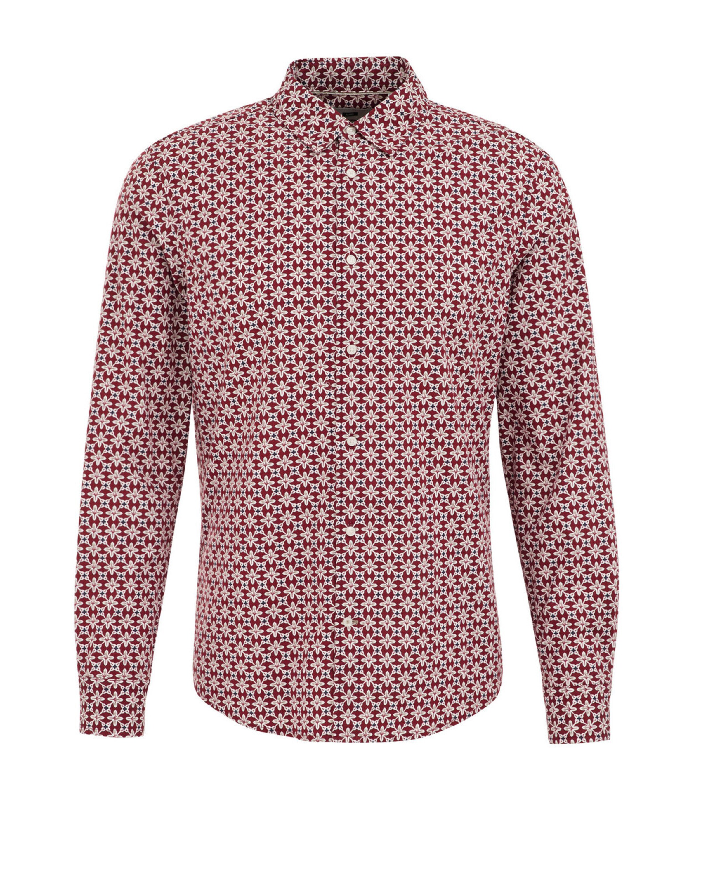 Slim fit Camicia di WE Fashion in rosso: frontale