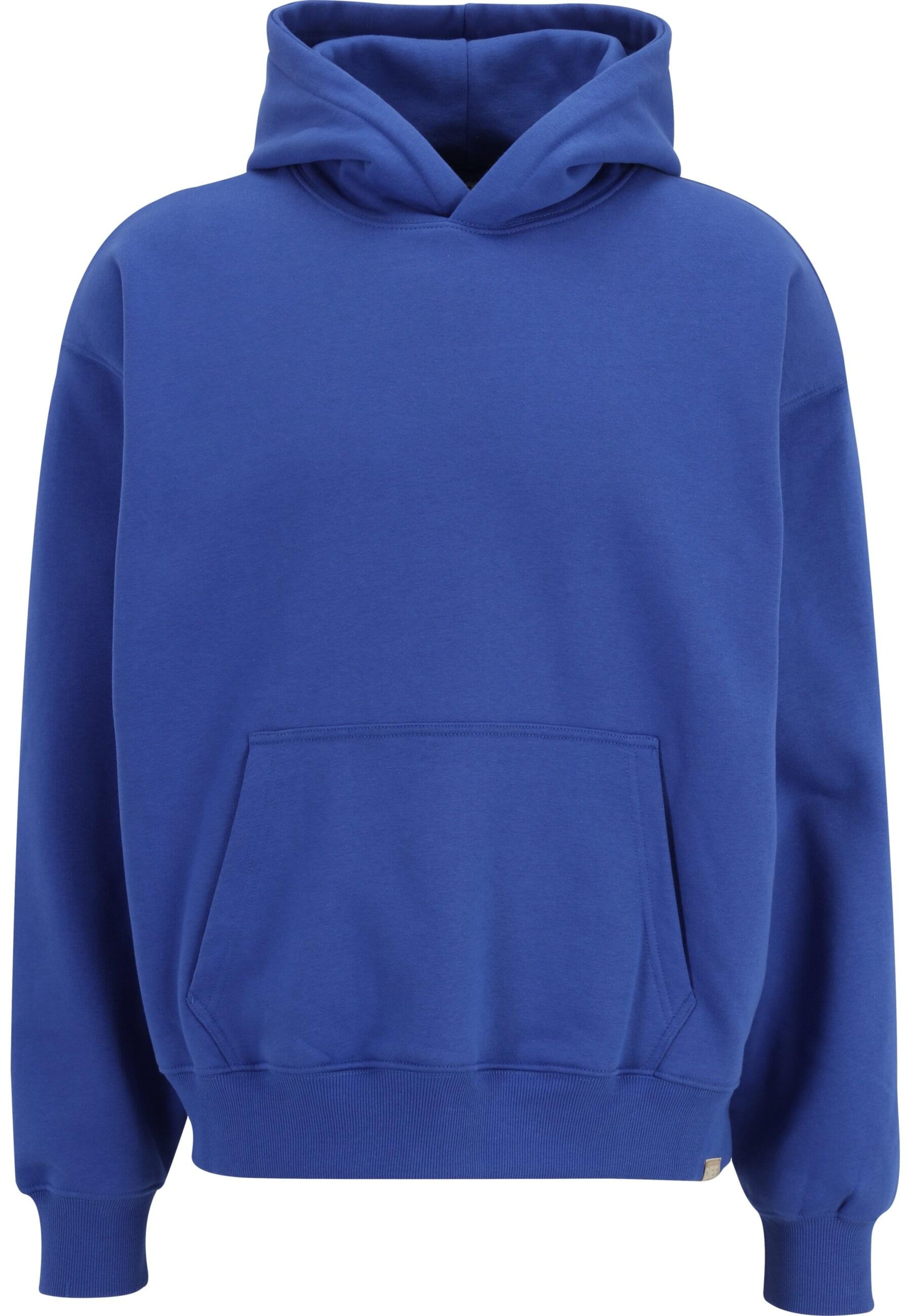 Felpa di DEF in blu: frontale