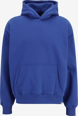 Sweat-shirt DEF en bleu : devant