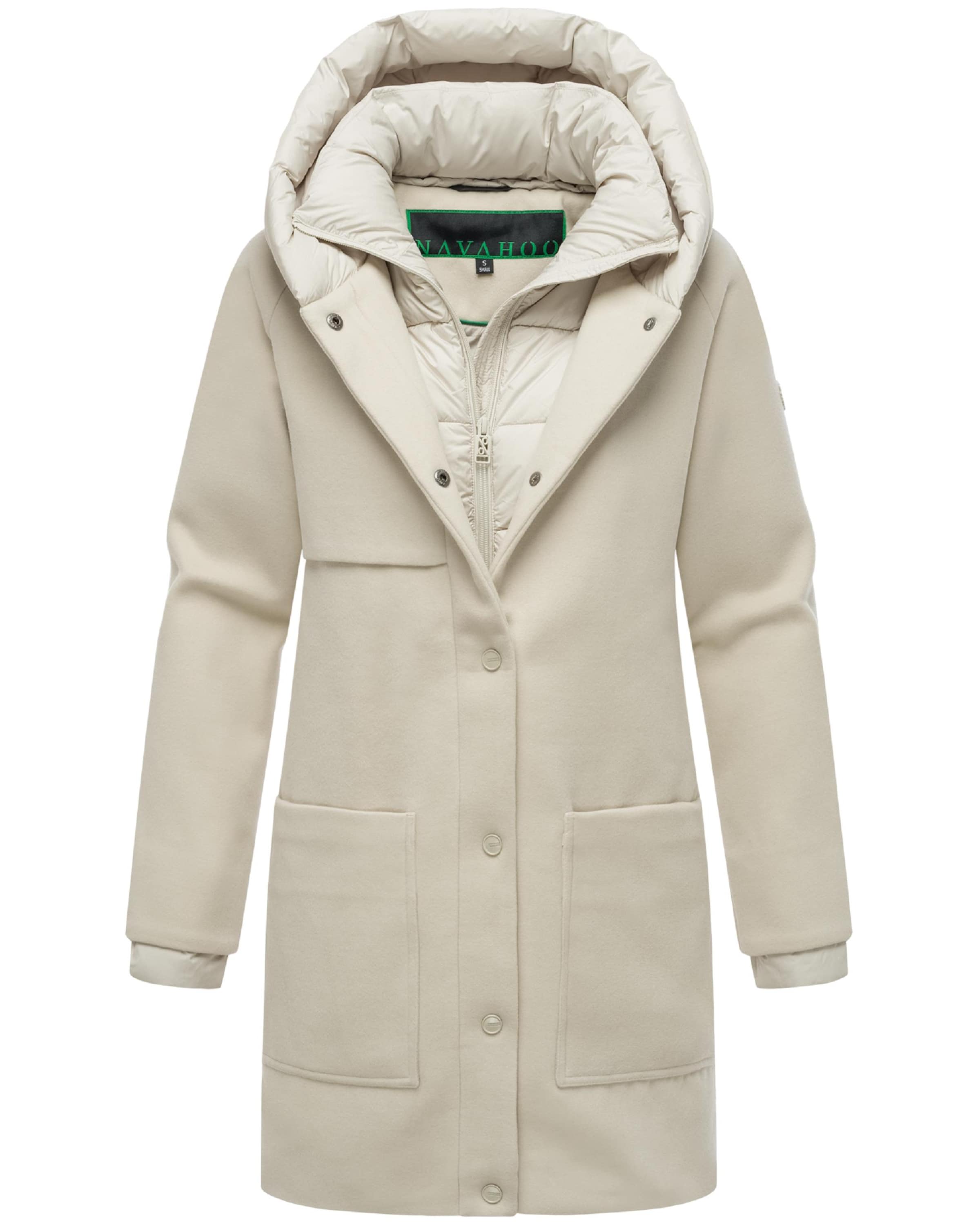 Cappotto invernale 'Flauschwunder 14' di NAVAHOO in grigio