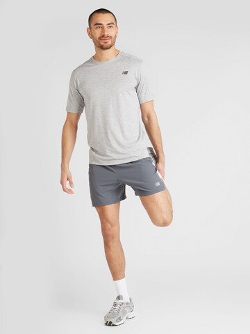 Regular Pantalon de sport new balance en gris