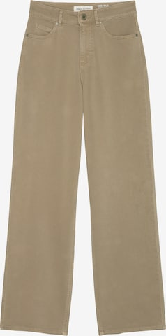 Marc O'Polo Wide leg Jeans 'Nelis' in Bruin: voorkant