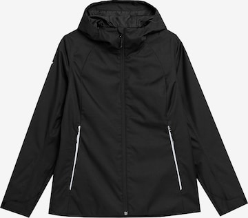 Veste outdoor 4F en noir : devant