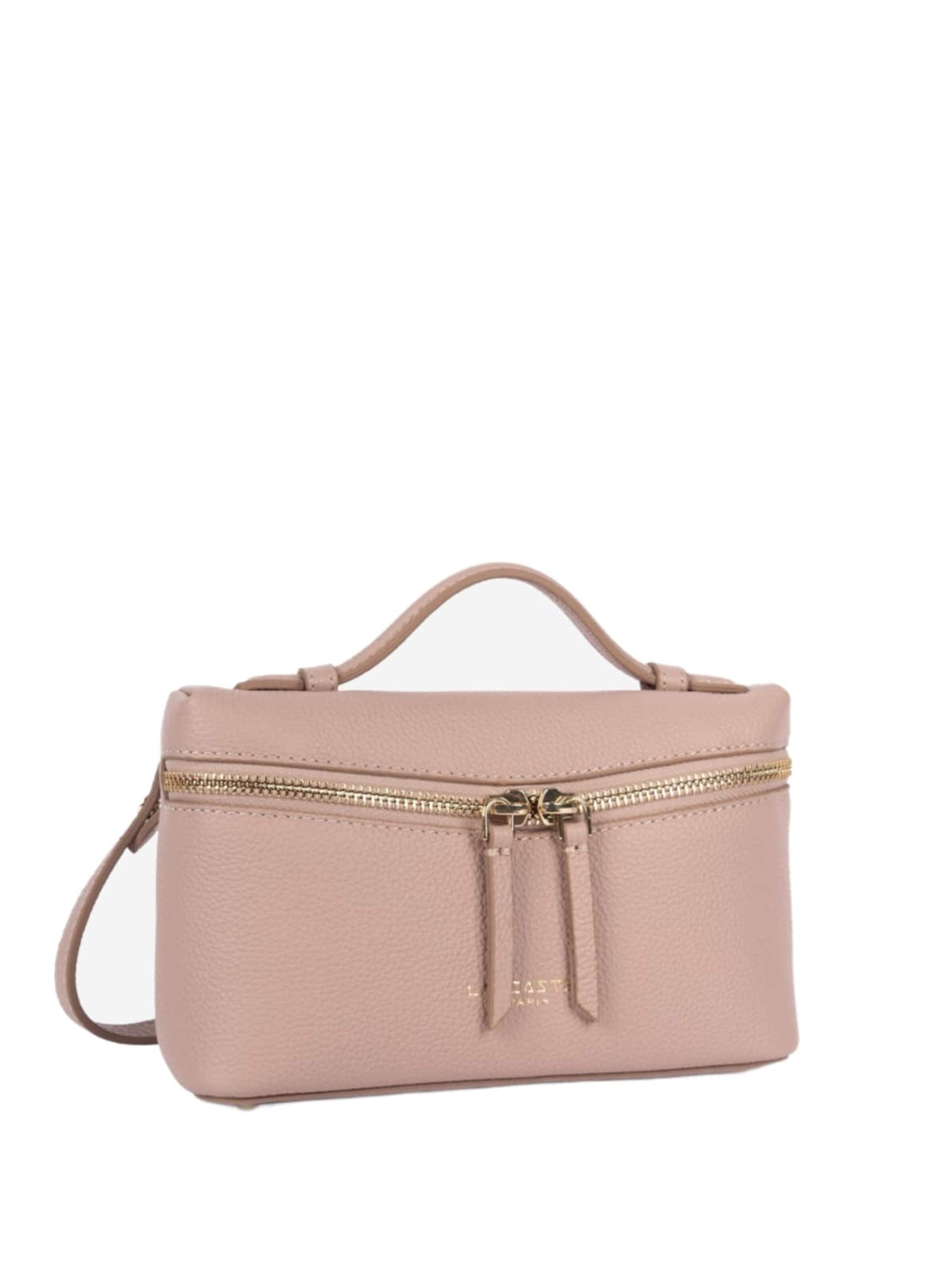 LANCASTER Paris Taška přes rameno 'Lancaster Sac boite Zippé S Milano Trésor Nude' – béžová