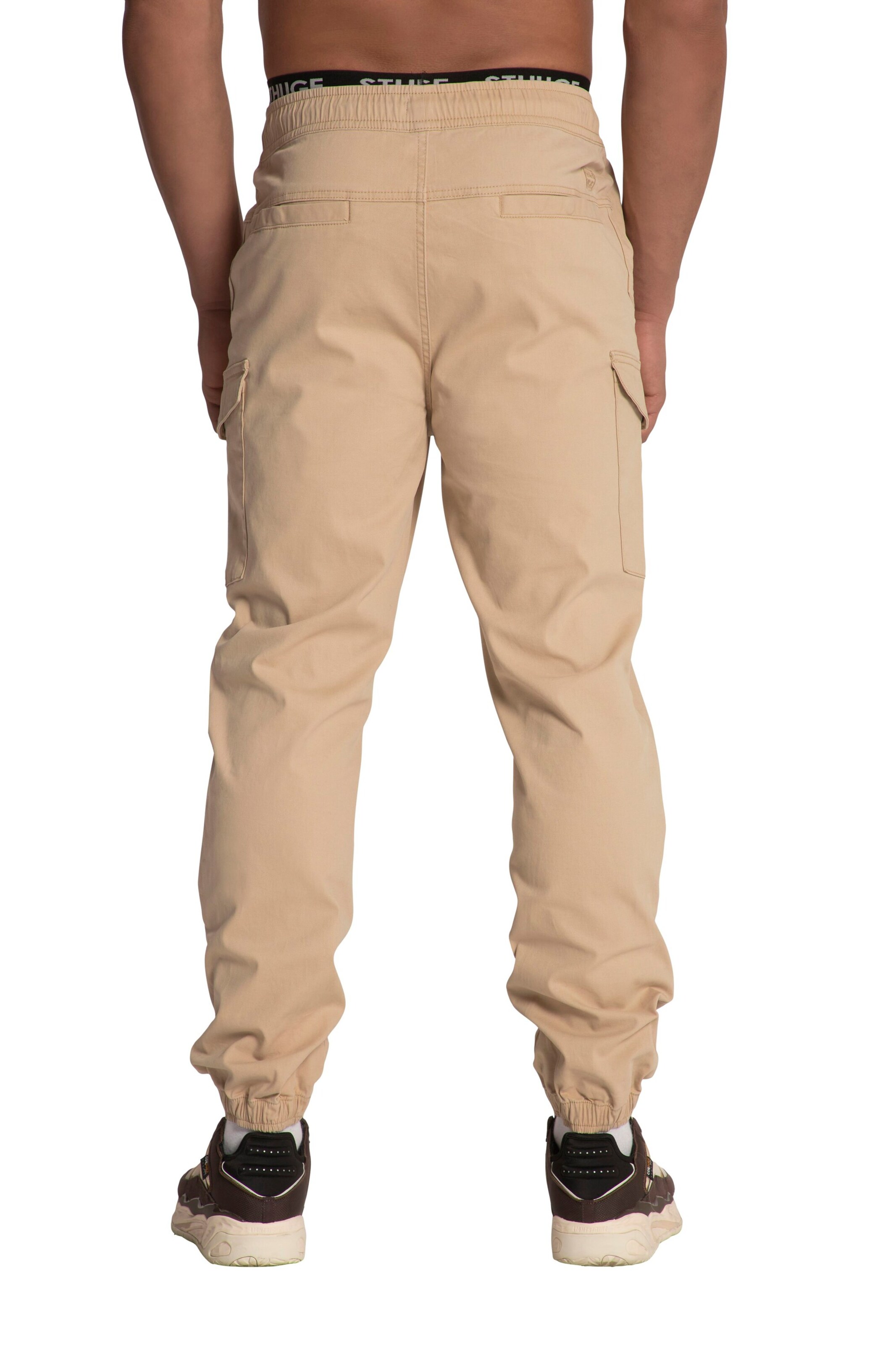 STHUGE Tapered Cargo trousers in Beige