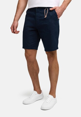 INDICODE JEANS Regular Chino 'Melio' in Blauw