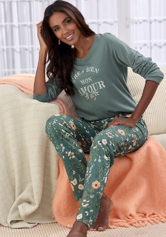LASCANA Pyjama in Grün