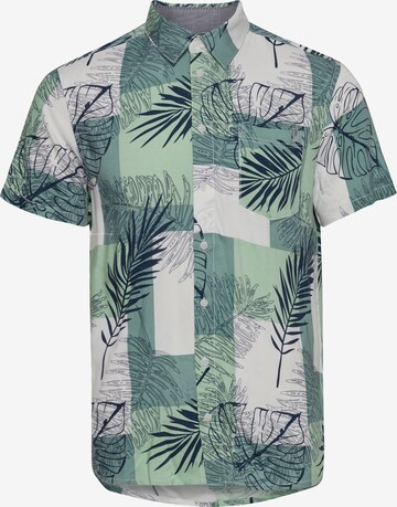 BLEND Button Up Shirt in Green: front