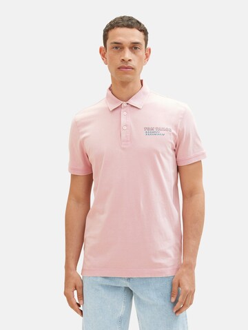 TOM TAILOR Poloshirt in Pink: predná strana
