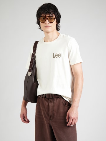 Lee Shirt in Wit: terug