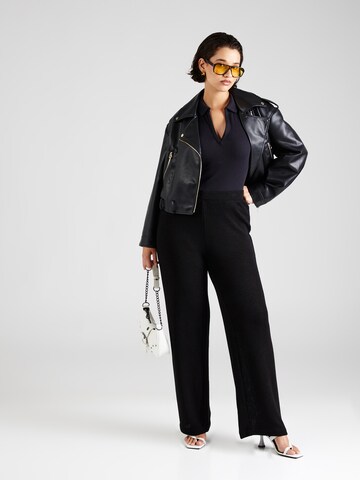 Vero Moda Curve Bő szár Nadrág 'VMCEDDIE' - fekete