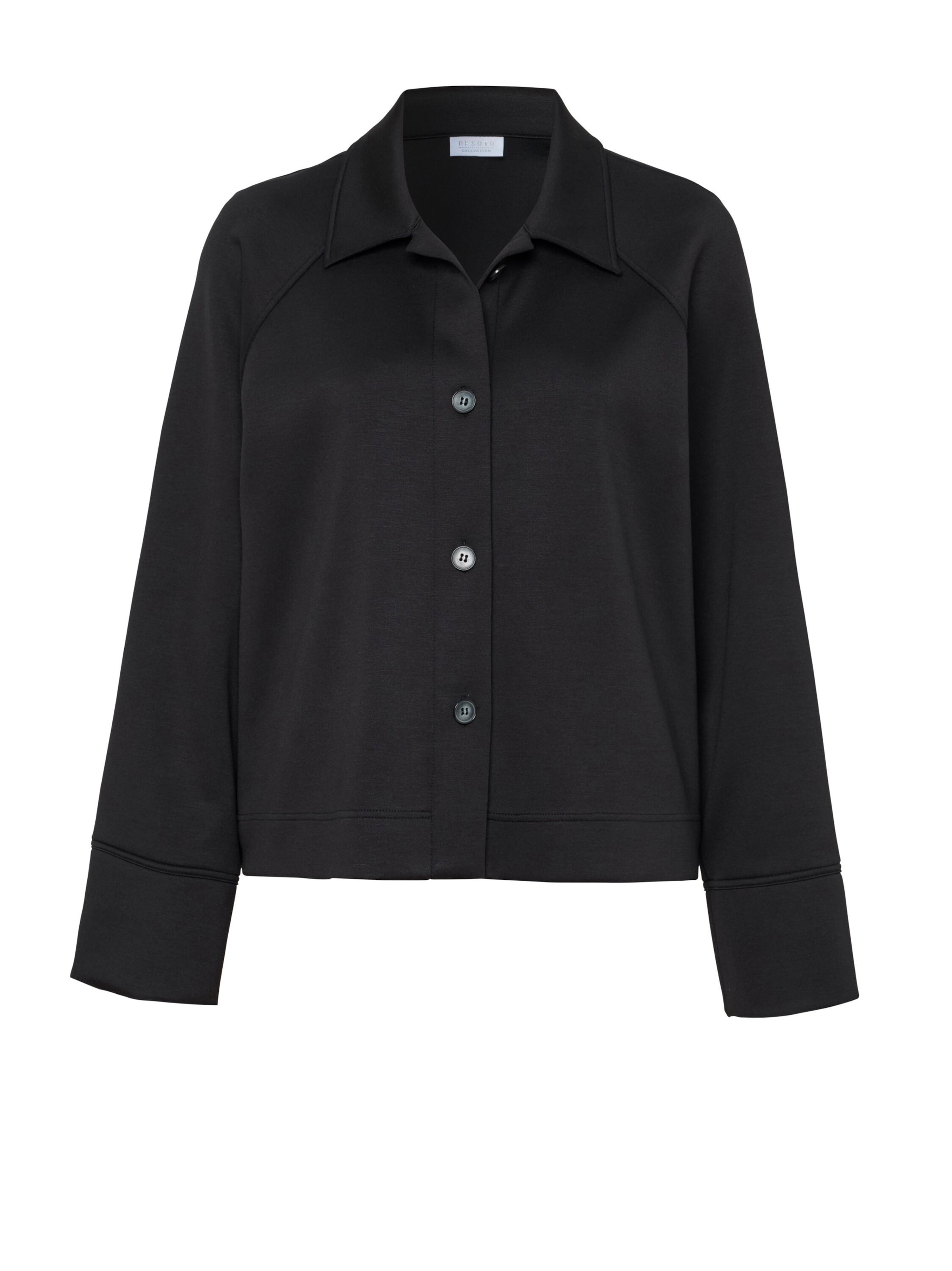 Veste mi-saison DESOTO en noir : devant