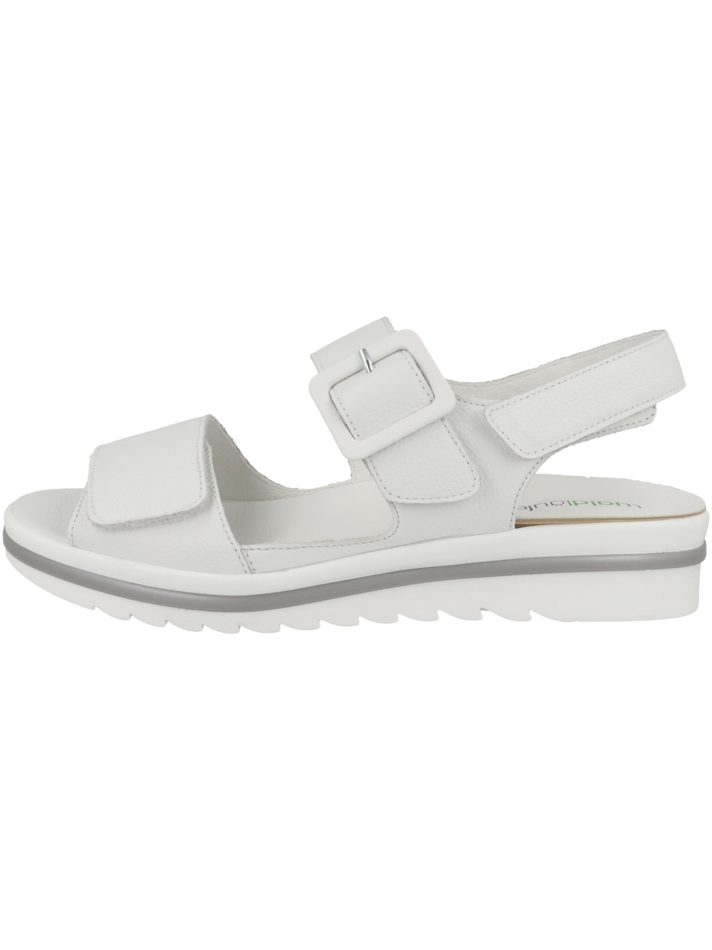 WALDLÄUFER Sandalen met riem 'Hakura' in Wit