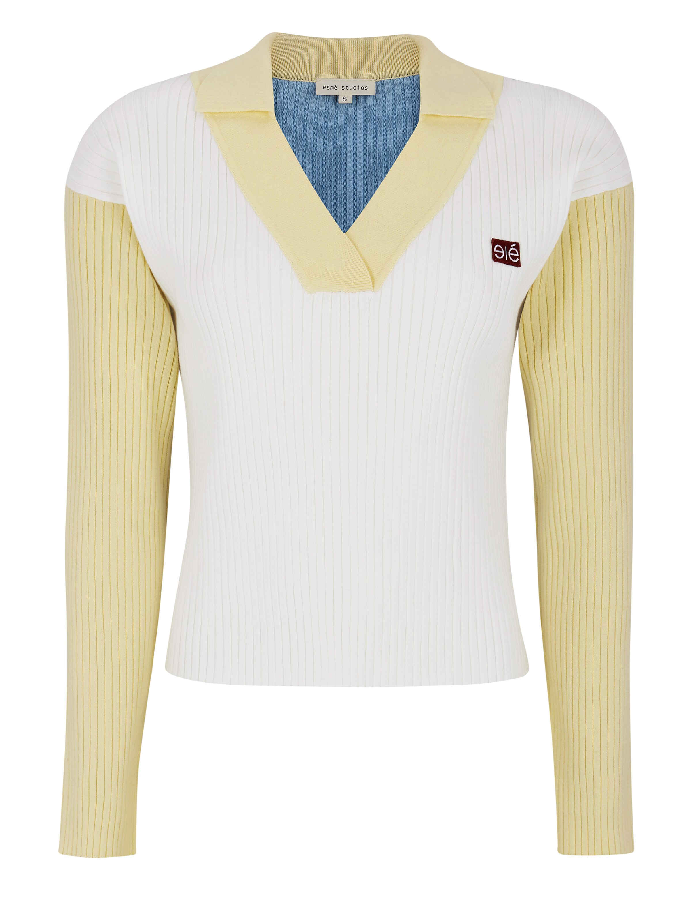 Pullover 'Aura' di Esmé Studios in bianco: frontale