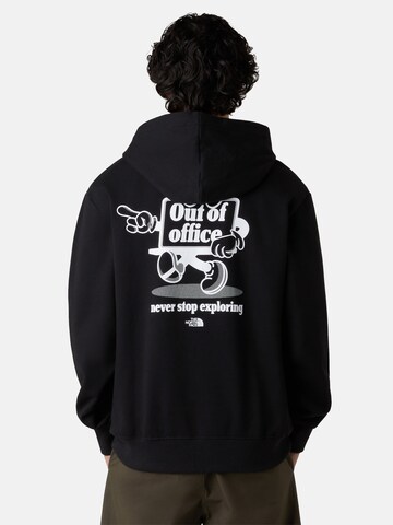 THE NORTH FACE Свитшот 'Cartoon' в Черный: спереди