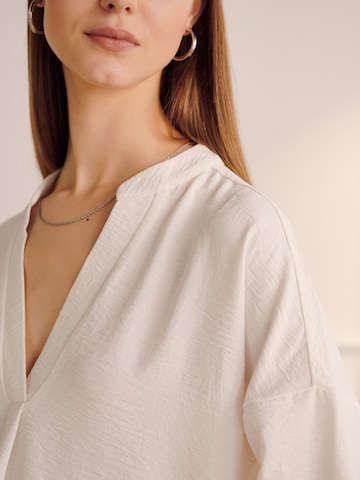 Guido Maria Kretschmer Women Блуза 'Elisa' в бяло