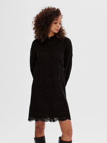 SELECTED FEMME Shirt dress 'Tatiana' in Black: front