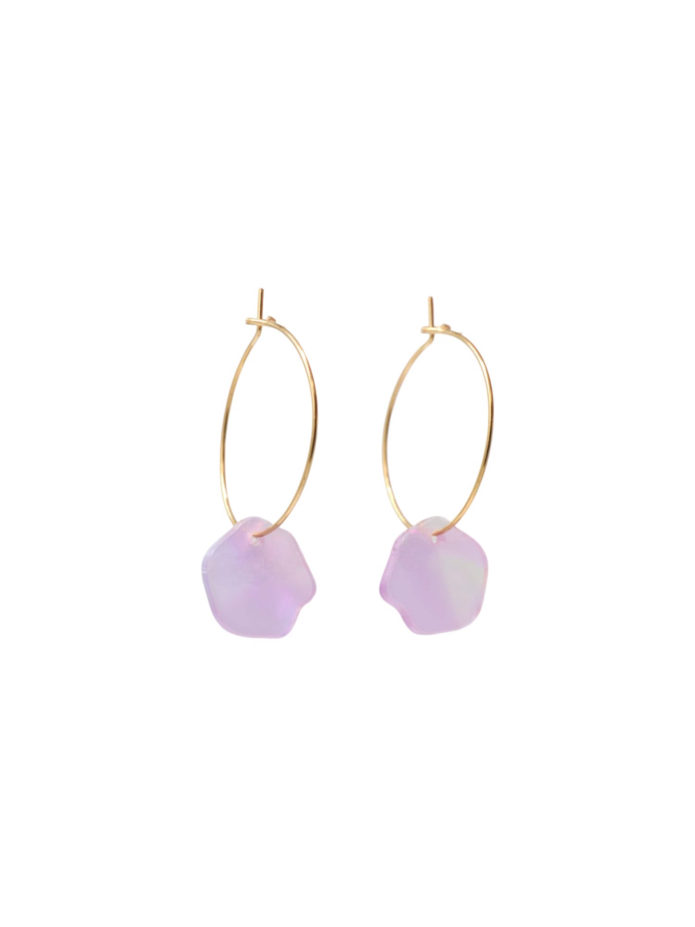 Fräulein Wunder Øreringe 'Alice' i lilla: forside