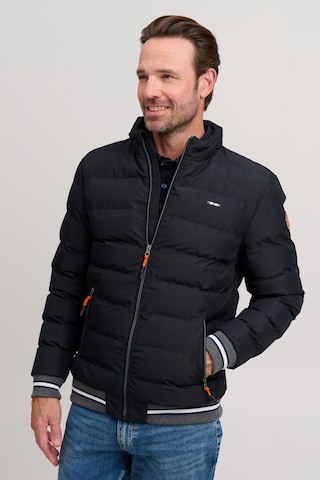 FQ1924 Winter Jacket 'ALEKSANDER' in Black: front