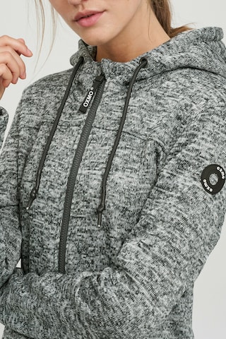 Oxmo Fleece Jacket 'Kaira' in Grey