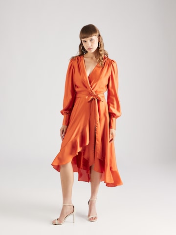 Robe SWING en orange : devant