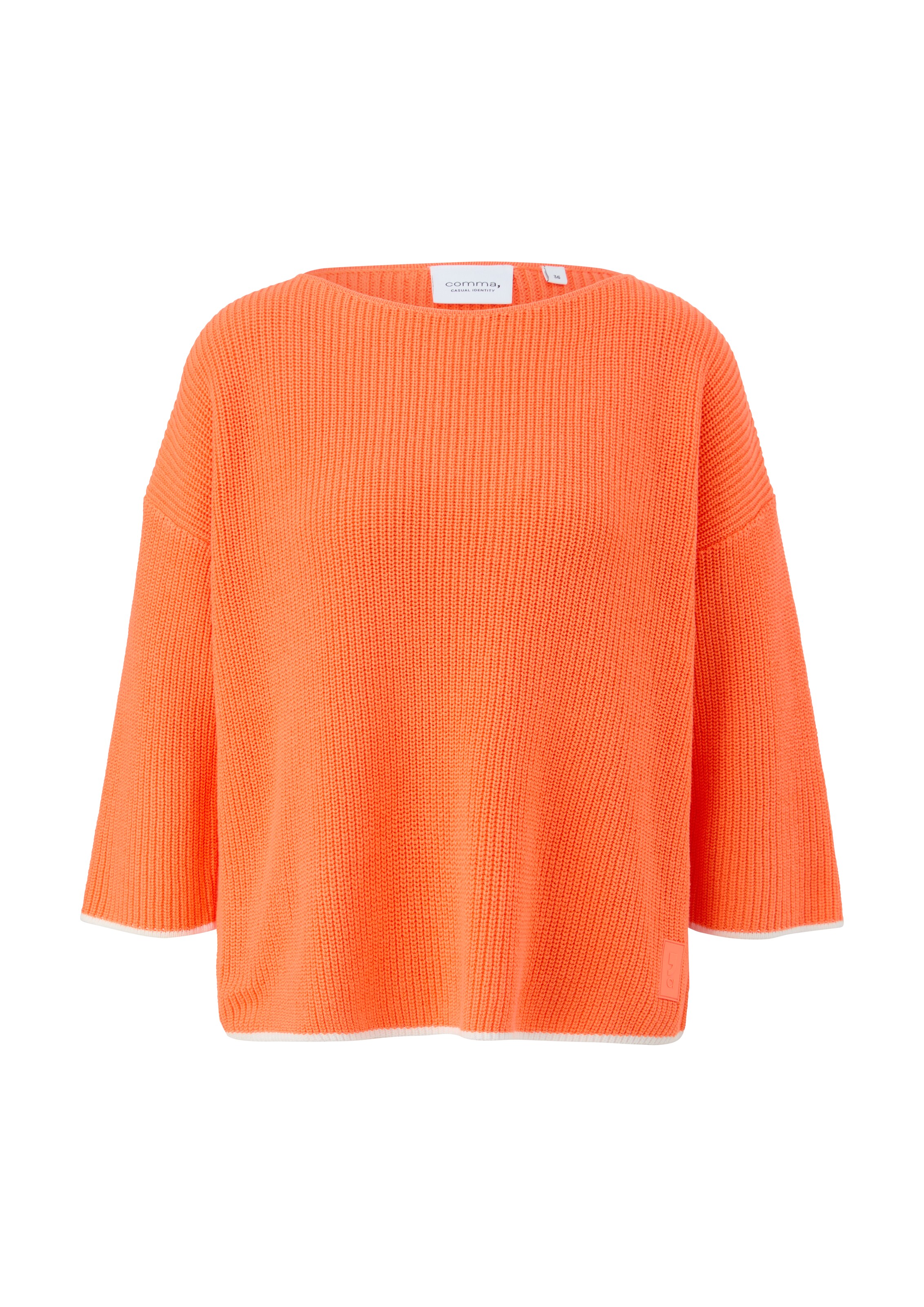 comma casual identity Pullover in Orange: Vorderseite
