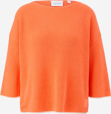 comma casual identity Sweater in Orange: front